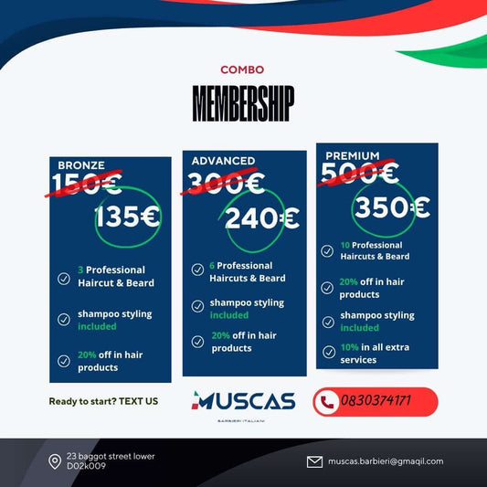 Haircut & Beard Membership — Bronze